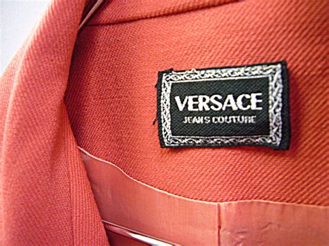 versace label for sale|versace clothing label.